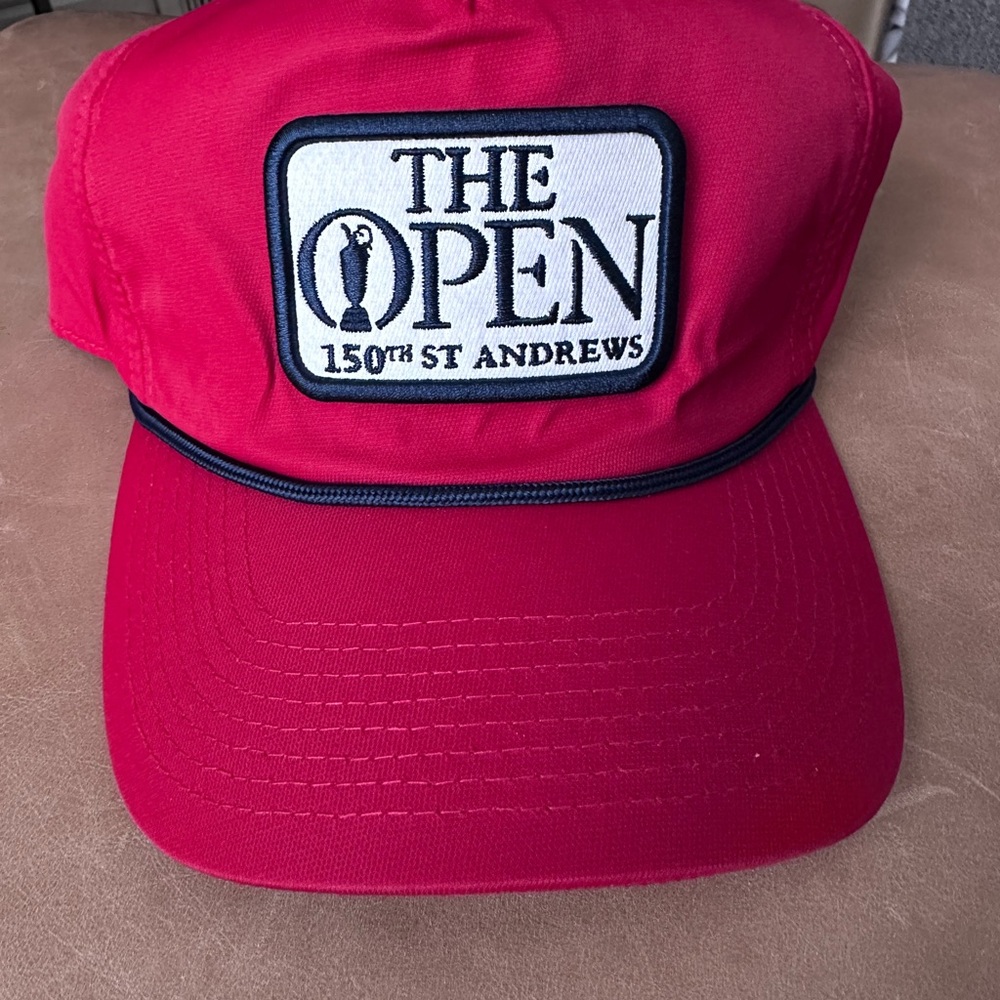 Red The Open 150th St Andrews Cap